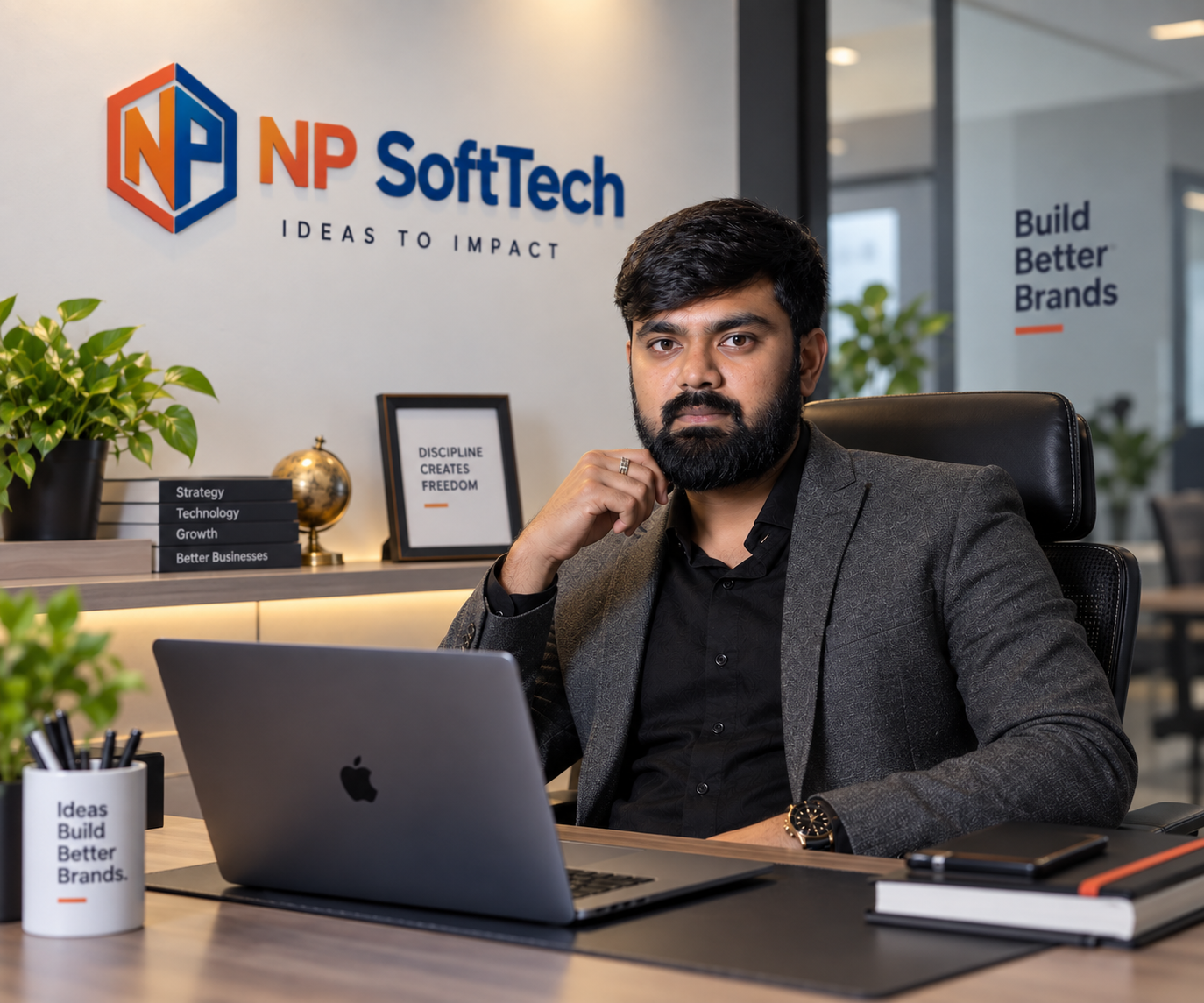 Pranjal VA Narola, founder of NP SoftTech