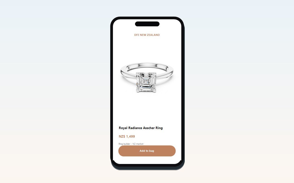 Diamonds For Everyone Shopify project